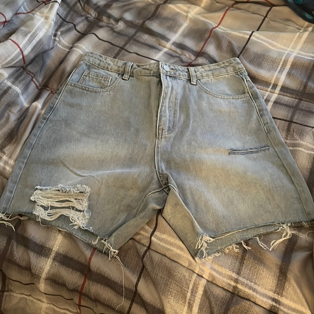 Distressed SHEIN shorts.  Size Large.